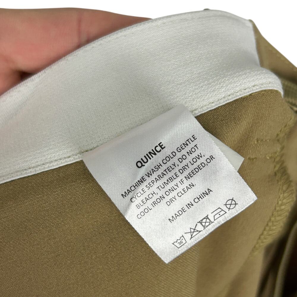 Quince Men's Khaki Ultra Stretch Smart Chino 34 x 32 - Picture 7 of 8